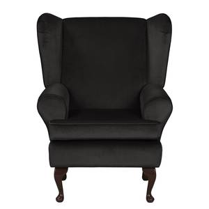 Fauteuil Little Hale microvezel Zwart