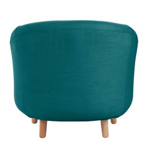 Fauteuil Little weefstof blauw groen