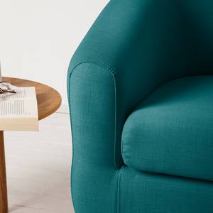 Fauteuil Little Tissu bleu / vert