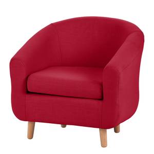 Fauteuil Little Tissu rouge