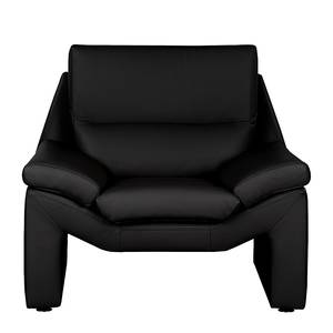 Fauteuil Longford zwart echt leer