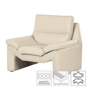 Fauteuil Longford Cuir véritable taupe