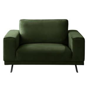 Fauteuil Lorcy fluweel - Antiek groen