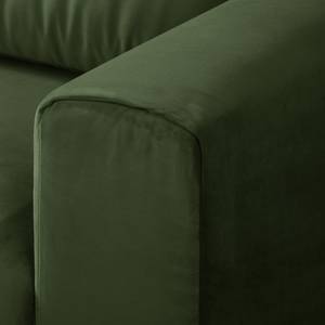 Fauteuil Lorcy fluweel - Antiek groen