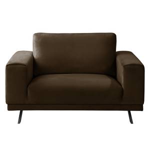 Fauteuil Lorcy fluweel - Bruin