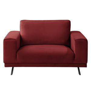 Fauteuil Lorcy fluweel - Rood