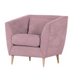 Fauteuil Lorneville geweven stof - Mauve