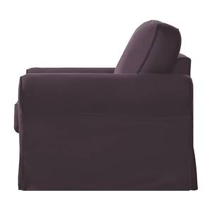 Sessel Louanne Baumwollstoff Aubergine