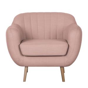 Fauteuil Maila I pastelgroene geweven stof - Mauve