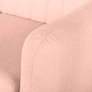 Fauteuil Maila II roze geweven stof - Pastel abrikoos