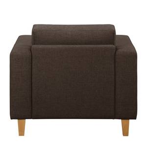 Fauteuil MAISON geweven stof - Geweven stof Inas: Bruin