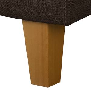 Bankstellen 3-, 2-zits, fauteuil MAISON geweven stof - Geweven stof Inas: Bruin