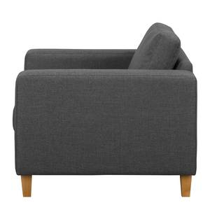 Fauteuil MAISON Tissu - Tissu Inas: Gris foncé