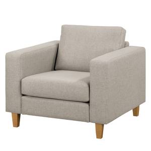 Fauteuil MAISON geweven stof - Geweven stof Inas: Cappuccino