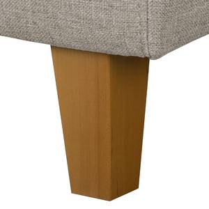 Bankstellen 3-, 2-zits, fauteuil MAISON geweven stof - Geweven stof Inas: Cappuccino