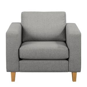 Bankstellen 3-, 2-zits, fauteuil MAISON geweven stof - Geweven stof Inas: Platinakleurig
