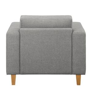 Fauteuil MAISON geweven stof - Geweven stof Inas: Platinakleurig