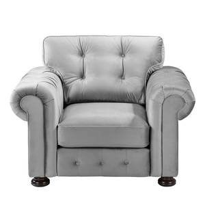 Fauteuil Marau Velours - Gris clair