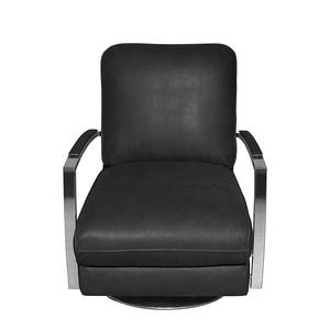 Fauteuil Marques II echt leer - Zwart