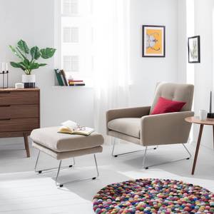 Fauteuil Maximus Velours - Cappuccino