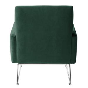 Fauteuil Maximus fluweel - Donkergroen