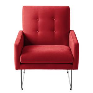 Fauteuil Maximus fluweel - Rood