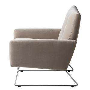 Fauteuil Maximus fluweel - Cappuccinokleurig