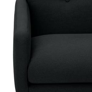 Fauteuil Maximus geweven stof Stof Floreana: Antraciet