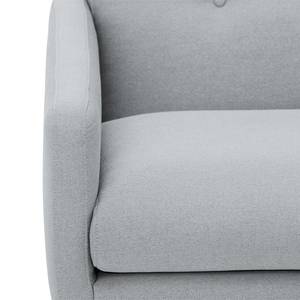 Fauteuil Maximus geweven stof Stof Floreana: Lichtgrijs