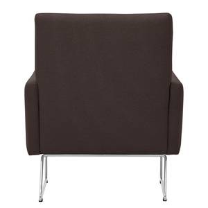 Fauteuil Maximus geweven stof Stof Naya: Bruin