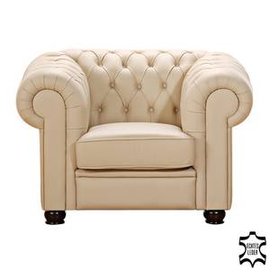 Sessel Medford Echtleder Beige