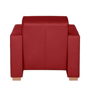 Fauteuil Midar rood echt leer