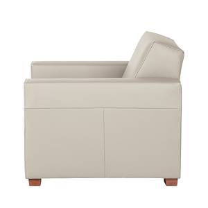 Fauteuil Midar Cuir véritable Taupe