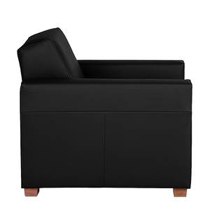 Fauteuil Midar XXL zwart echt leer