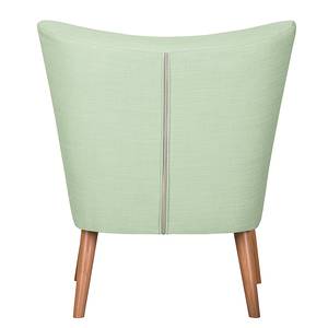 Fauteuil Mikkel geweven stof - Pastelgroen