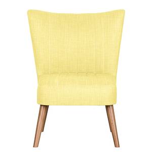 Fauteuil Mikkel geweven stof - Geel