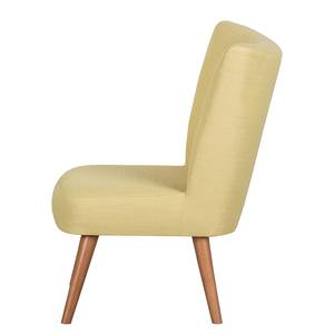 Fauteuil Mikkel Tissu - Jaune