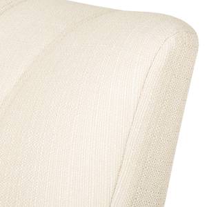 Poltrona Oona I Tessuto Beige - Bianco crema