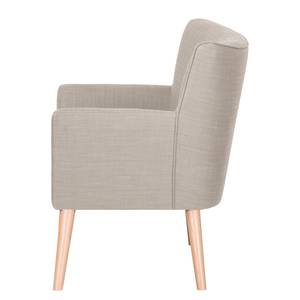 Fauteuil Mikkel geweven stof - Beige