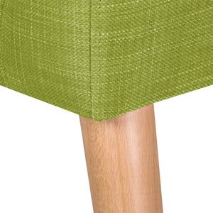 Fauteuil Mikkel Tissu - Vert olive