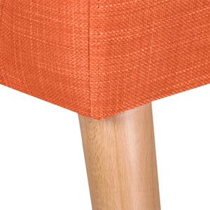 Fauteuil Mikkel Tissu - Orange