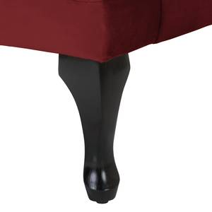 Poltrona bergère Miscol Rosso - Con Sgabello