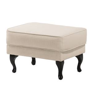 Ohrensessel Miscol Beige - Mit Hocker