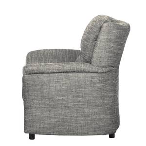 Fauteuil Muncaster Tissu structuré Platine