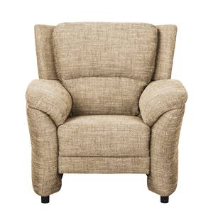 Fauteuil Muncaster Tissu structuré Beige chiné