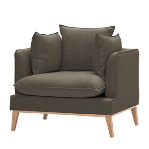 Fauteuil Sulviken Tissu - Tissu Mera : Marron-Gris