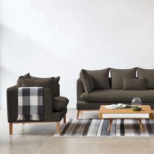 Fauteuil Sulviken Tissu - Tissu Mera : Marron-Gris