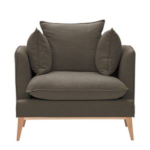 Fauteuil Sulviken Tissu - Tissu Mera : Marron-Gris