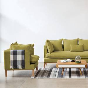 Fauteuil Sulviken Tissu - Tissu Mera : Vert olive