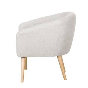 Fauteuil Ida II Tissu Beige - Gris clair